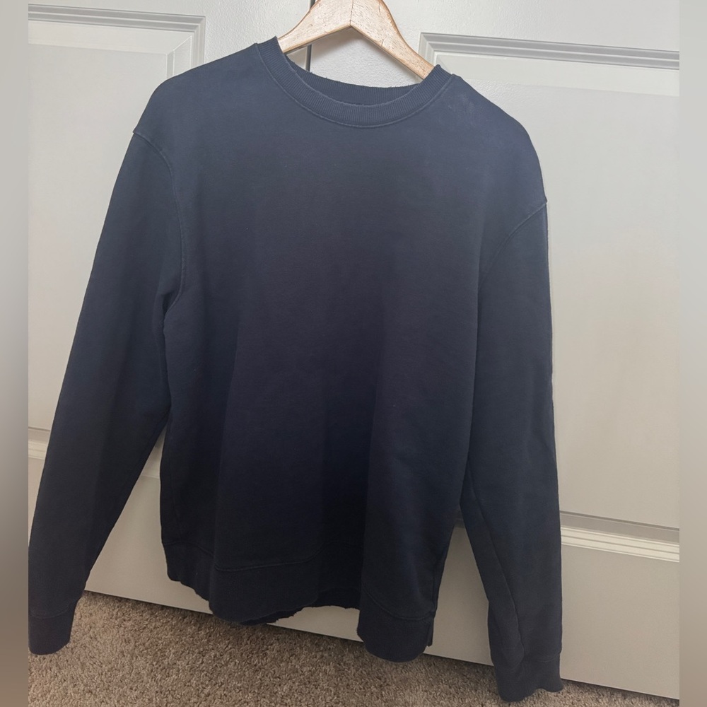 Zara Navy Blue Crewneck Sweater